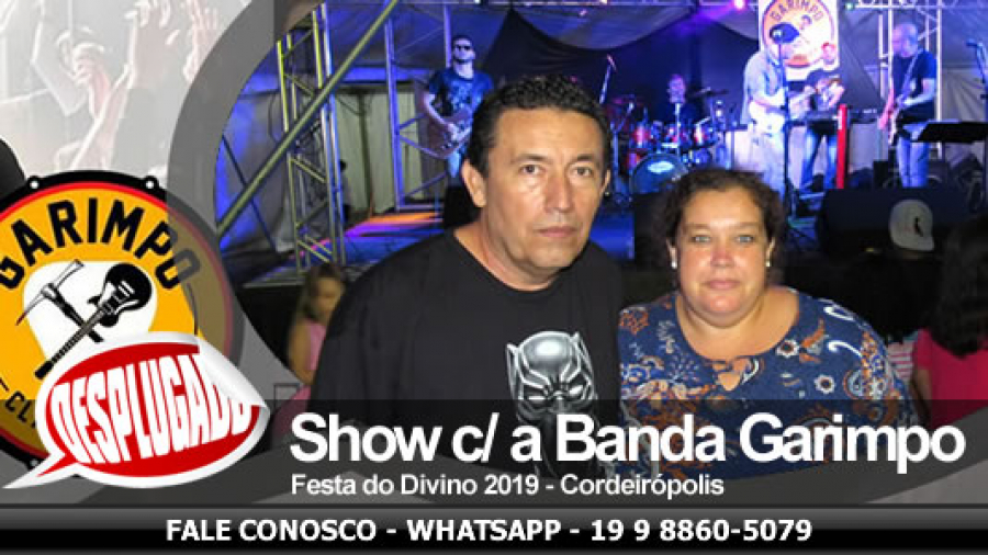27/04/2019 - Show com a Banda Garimpo Classic Rock