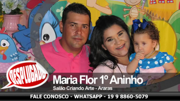 27/10/2019 - Maria Flor 1º Aninho