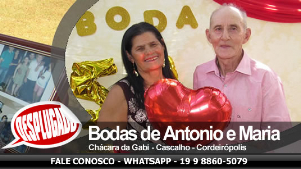 13/10/2019 - Bodas de 50 Anos de Antonio e Maria Souza