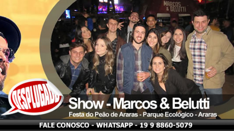 17/08/2019 - Festa do Peão de Araras 2019 com Show de Marcos &amp; Belutti