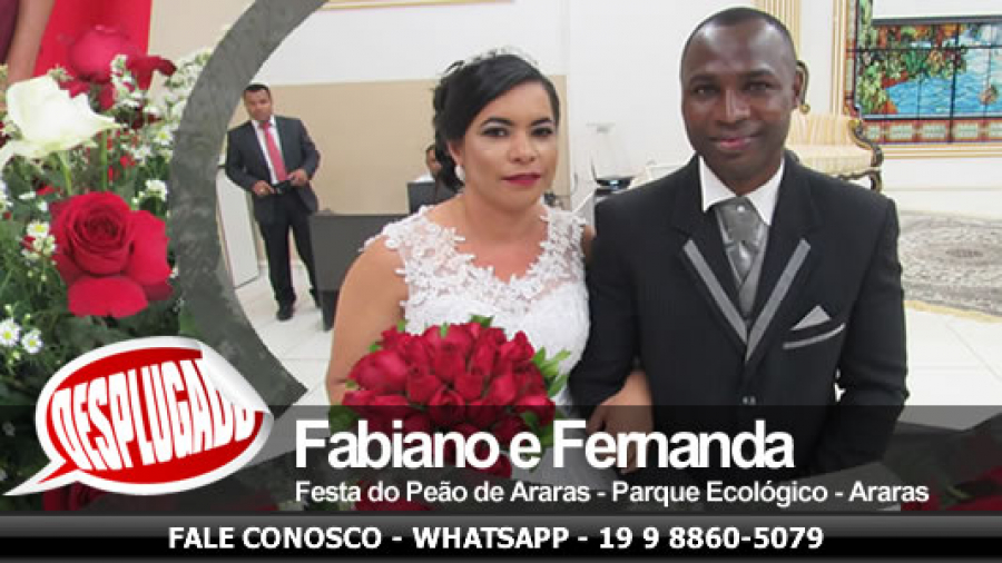 17/08/2019 - Casamento de Fabiano e Fernanda